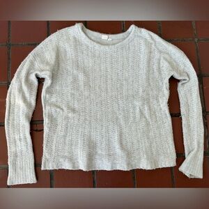 GAP Light Gray Crew Neck Sweater